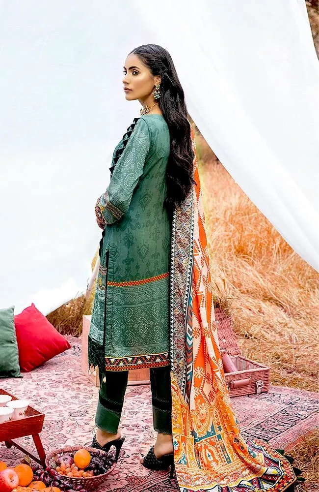Al Zohaib Wintry Breeze Embroidered Winter Collection with Shawl – WB21-10