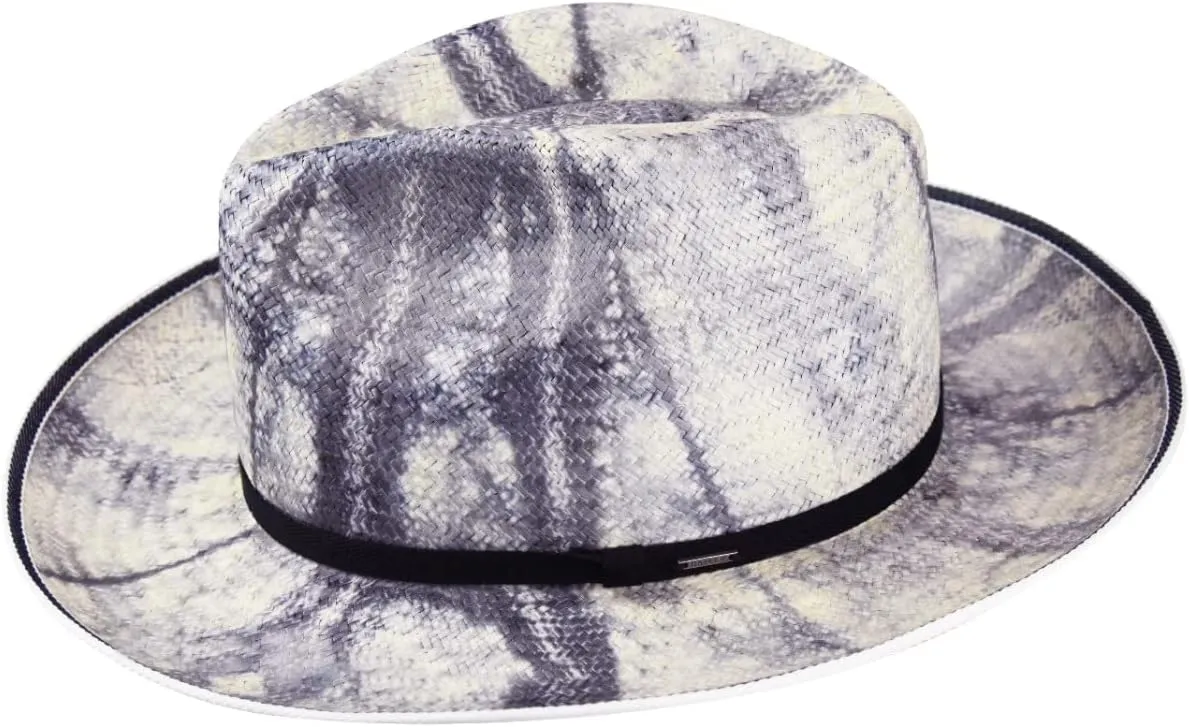 Bailey of Hollywood Parson Panama Fedora - Indigo Tie Dye/L
