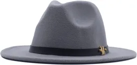 Belt Hat Fedora Buckle Floppy Hat Panama Wool Wide Womens Classic Baseball Caps Classic Low Profile Hat