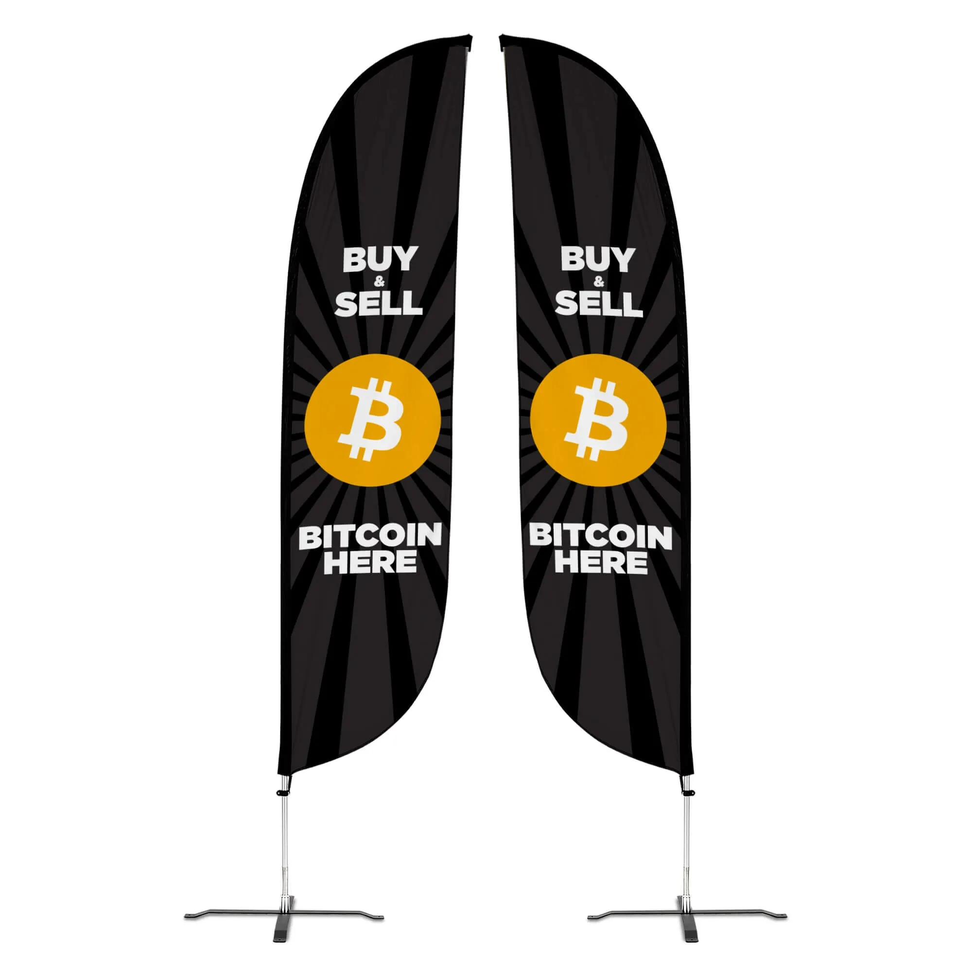 BTM Machine 11ft Feather Flag