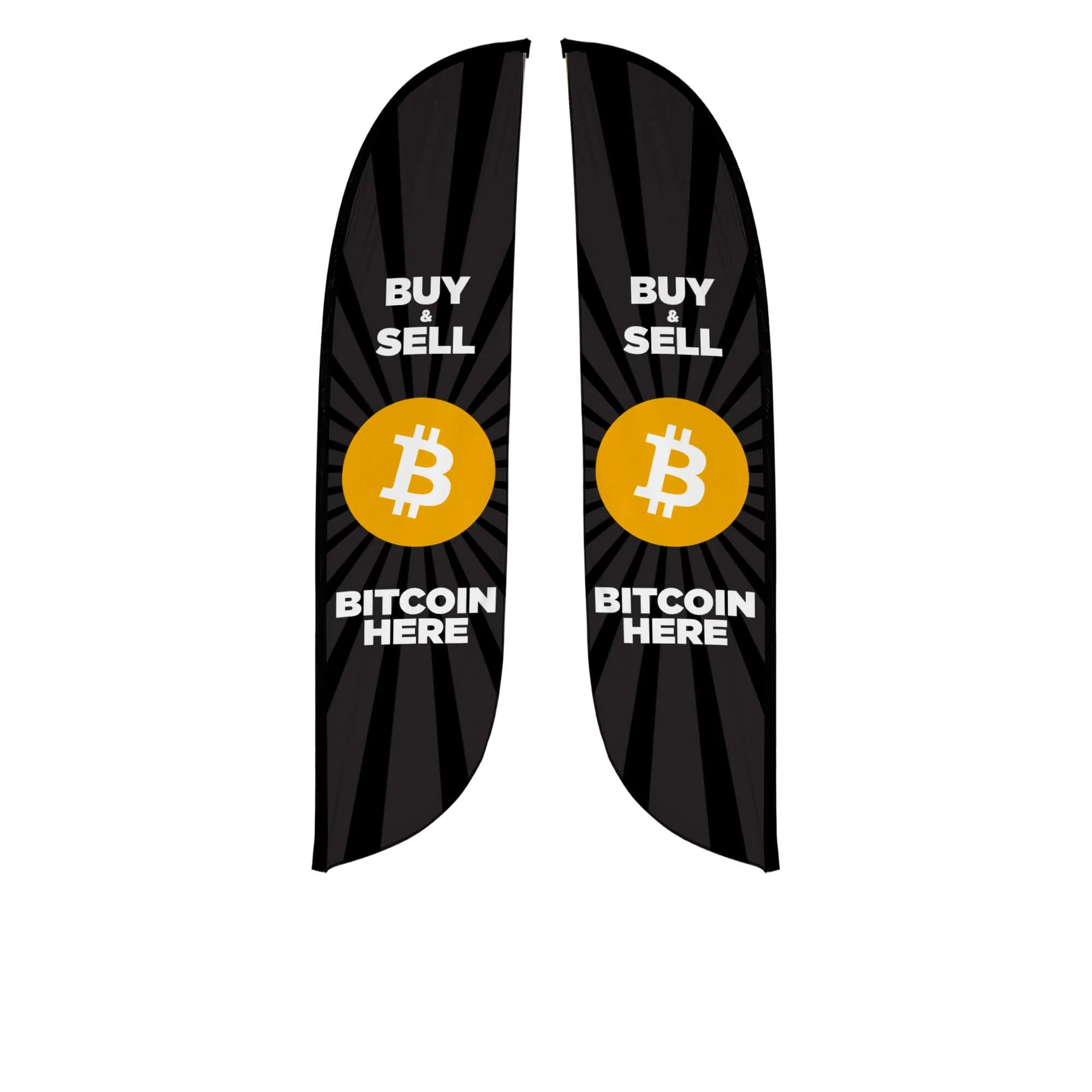 BTM Machine 11ft Feather Flag