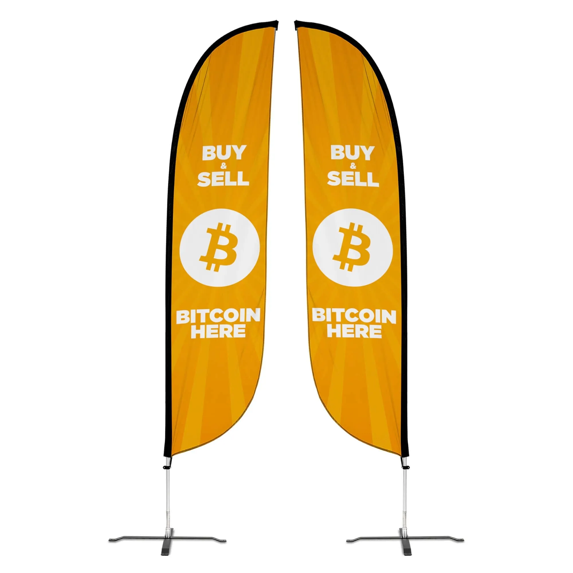 BTM Machine 11ft Feather Flag
