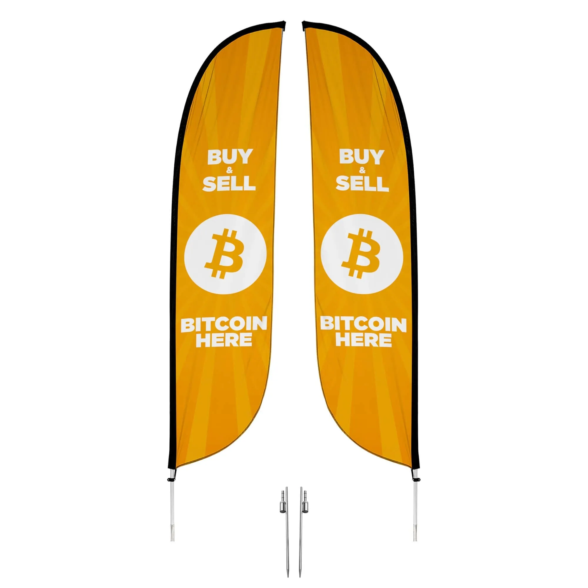 BTM Machine 11ft Feather Flag