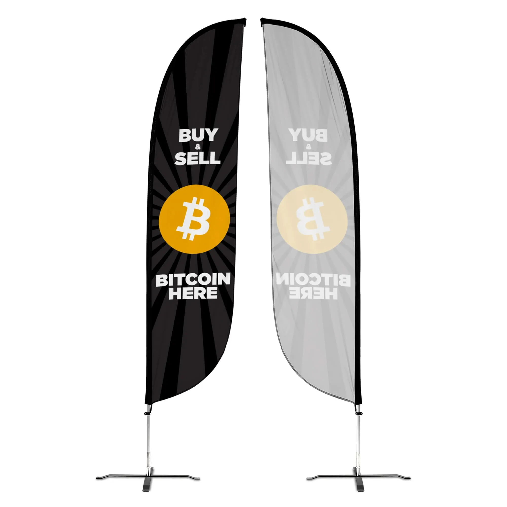 BTM Machine 11ft Feather Flag