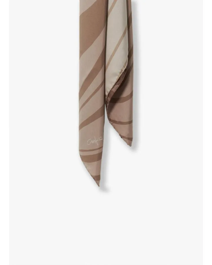 Cinzia Rocca Abstract Design Silk Scarf