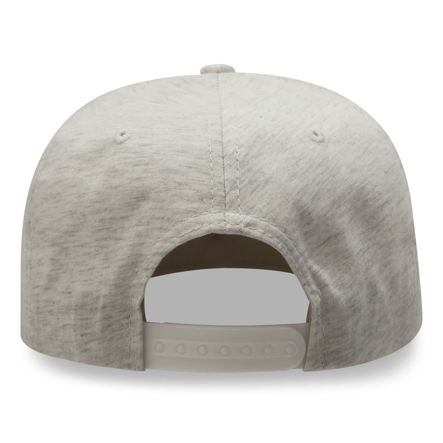 Decky 1132 5 Panel Heather Jersey Knit Cap Snapback Hat Flat Bill