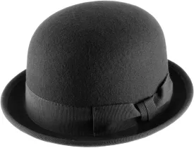 Devyn Wool Felt Bowler Hat Size 59 Cm Black