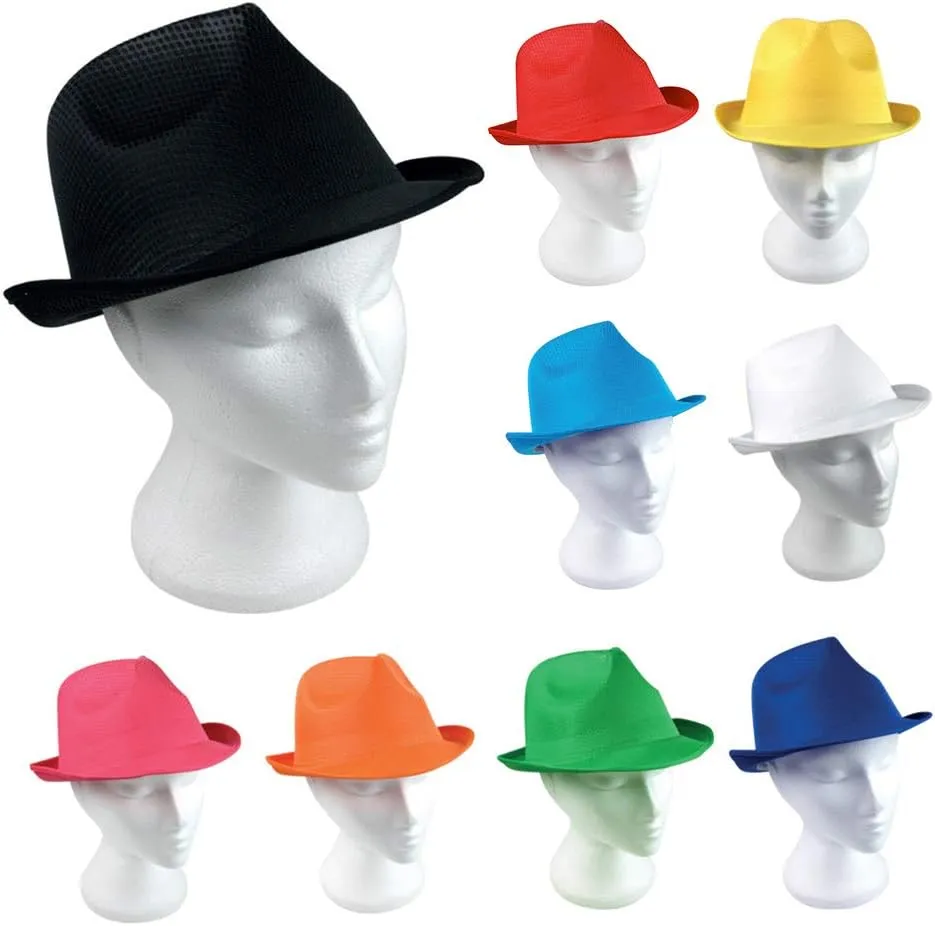 ebuygb Unisex Fedora Summer Sun Hat Fancy Dress
