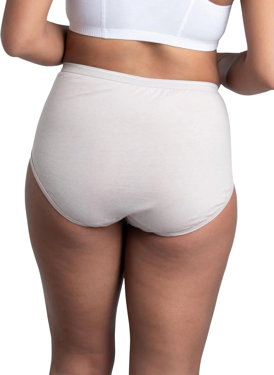 Fruit of the Loom Women's Eversoft Cotton Underwear Multipacks, Tag Free & Breathable, Available in Plus Size