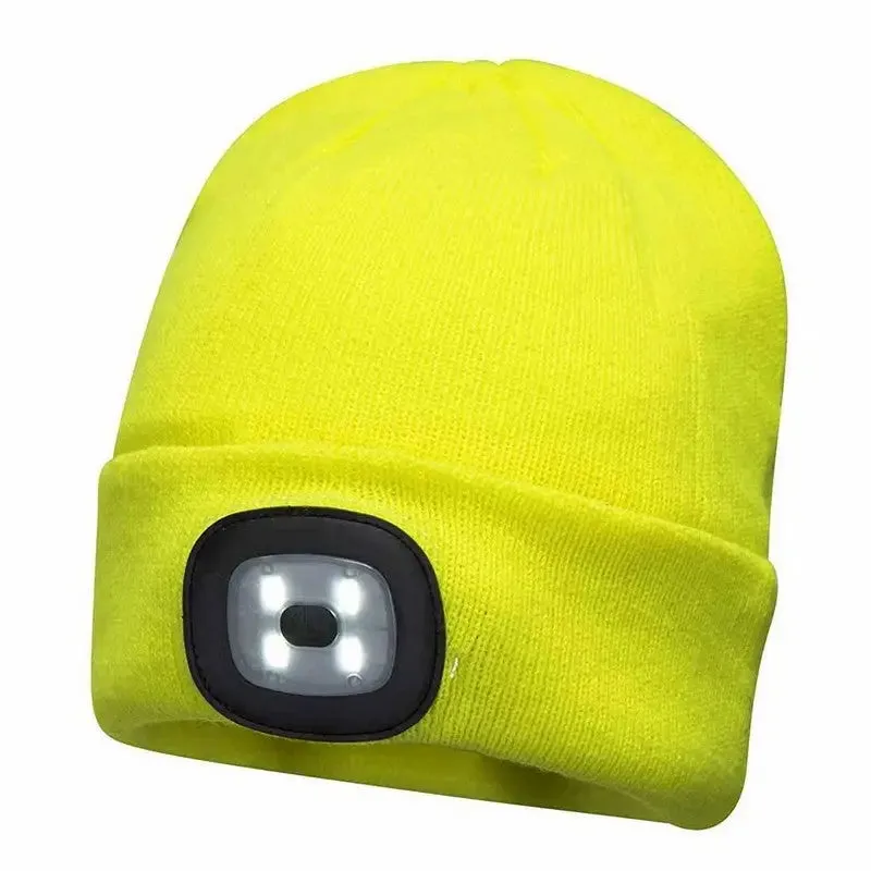 Kingavon Rechargeable Headlight Hat 4 SMD USB - 5 Colours Available
