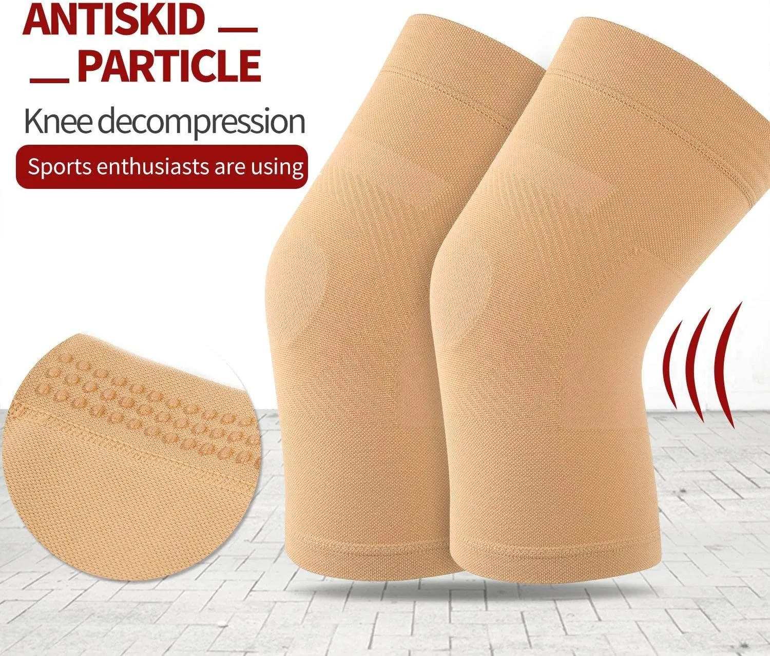 Knee Compression Sleeves for Men Women, Knee Brace Support for Joint Pain Relief, Arthritis, ACL, MCL, Injury Recovery