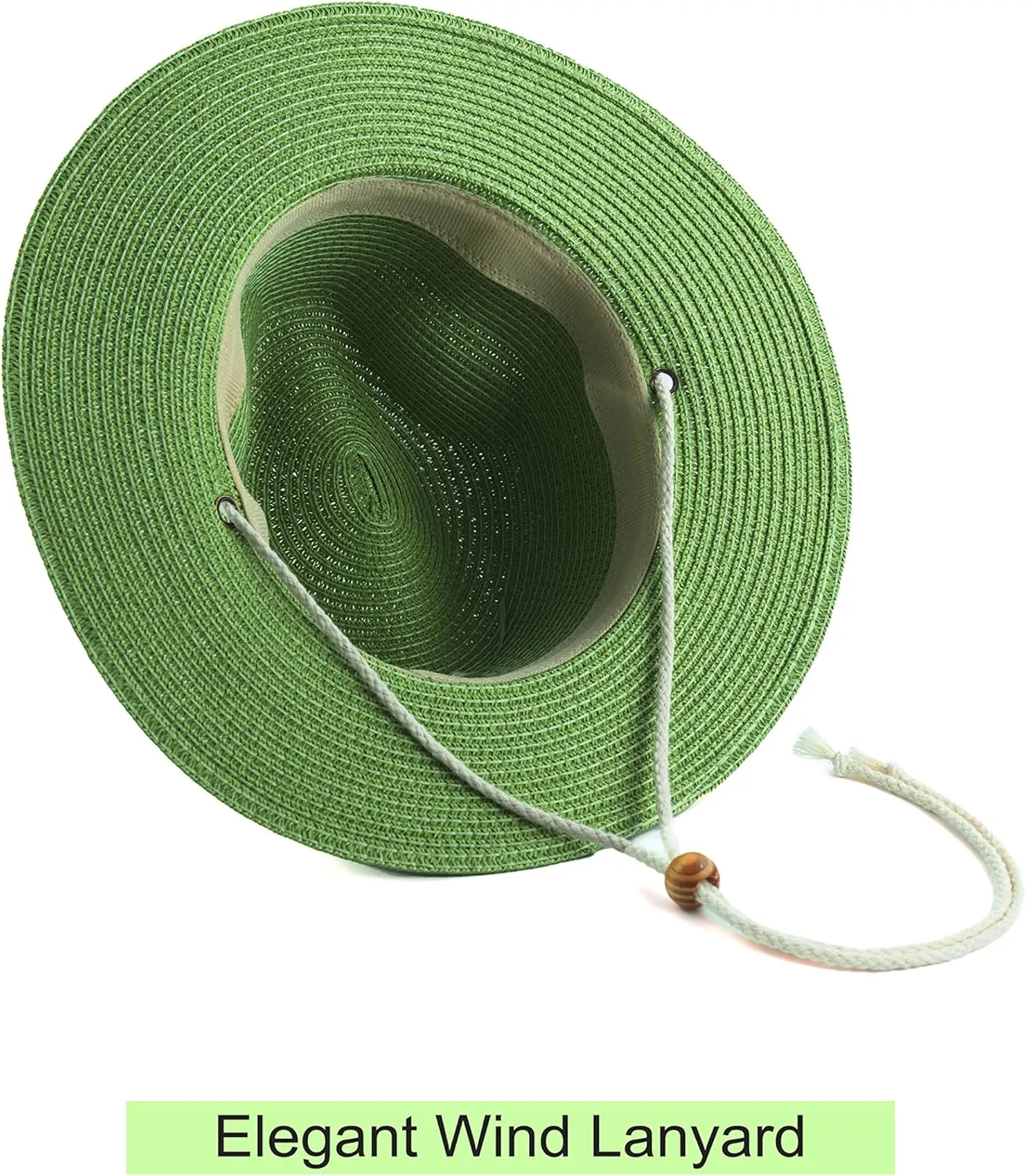Koreshion Women Straw Fedora Hat Summer Panama Beach Sun Hats UV UPF50  Cap