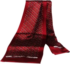Lonxu Fashion Mens 100% Silk Long Scarf/Cravat Scarives Double Layer