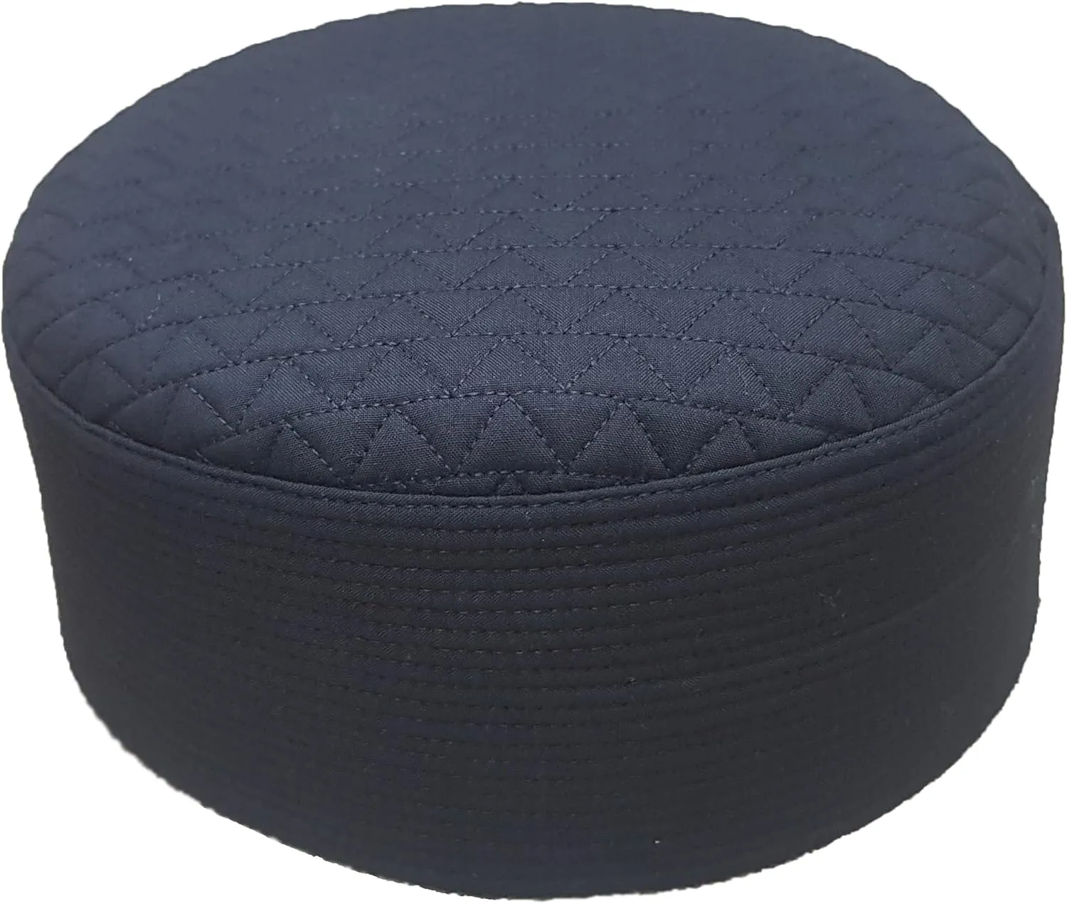 Men's Kufi Hat - Black Muslim Prayer Cap - Warm Cotton Beanie - Small/Medium/Large