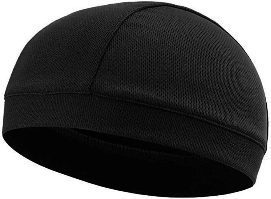 TopTie Custom Printing Sweat Wicking Helmet Liner Cooling Skull Caps for Men,Stretch Mesh Sweat Beanie