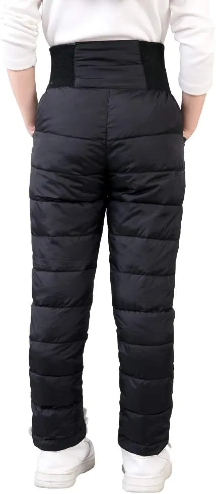 UGREVZ Girls Boys Snow Pants 2-9 Years old Thick Winter Warm Pants Girl Activewear Clothes
