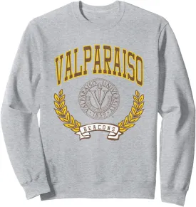 Unisex-Adults Valparaiso Beacons NCAA Vintage Collegiate Sweatshirt - Grey, Small