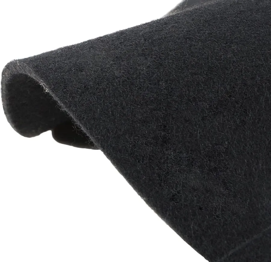 Urban CoCo Women's Foldable Wide Brim Felt Bowler Fedora Floopy Wool Hat