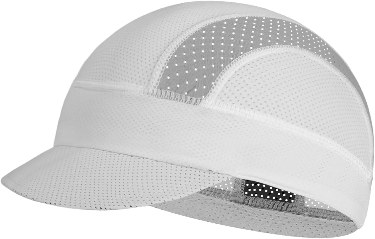 XXL Mesh Cycling Cap for Men Big Head Cooling Skull Cap Bike Hard Hat Liner with Sun Visor, Men Big Size Cycling Hat