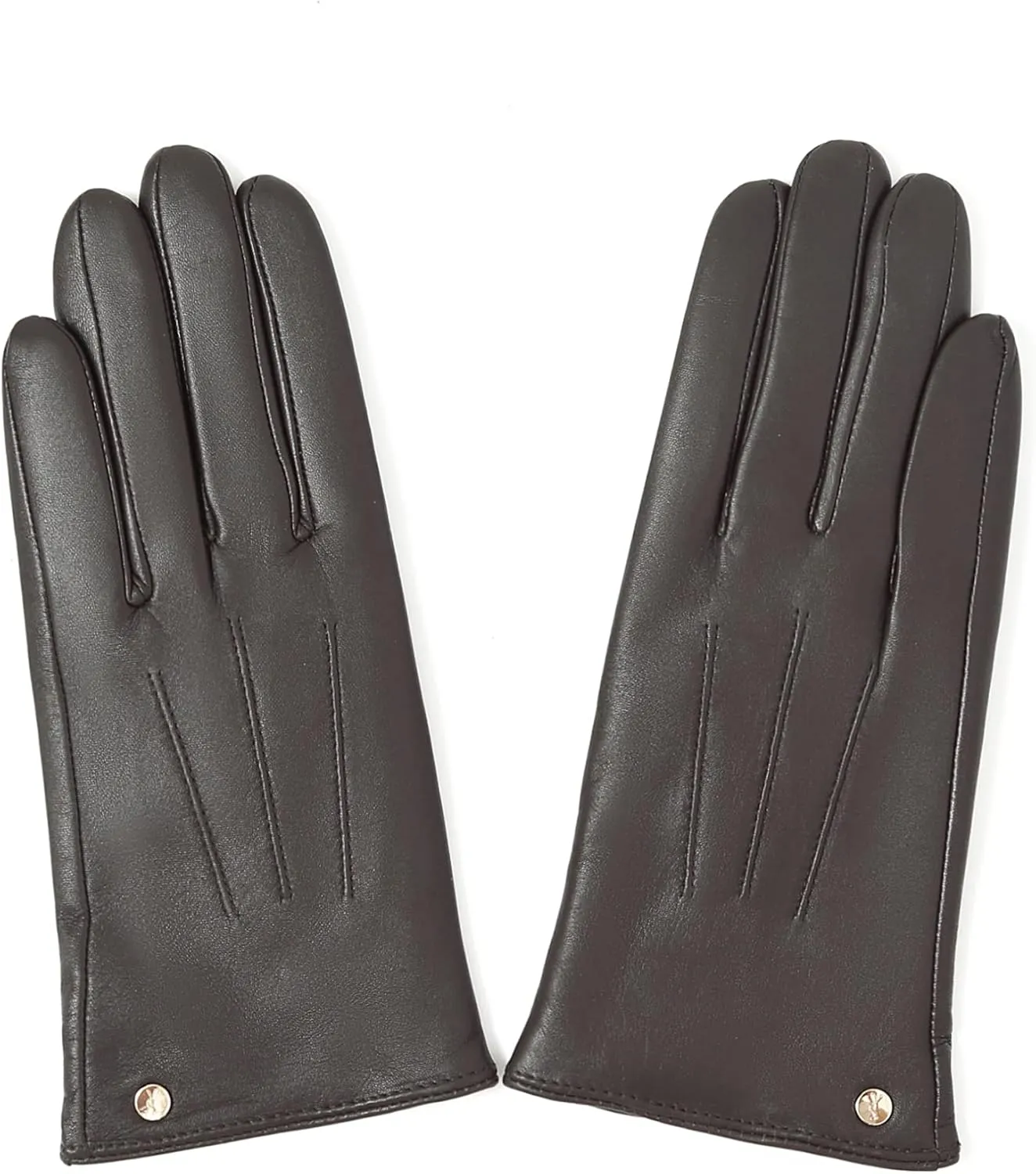 YISEVEN Women's Winter Genuine Leather Gloves Touchscreen Three Points