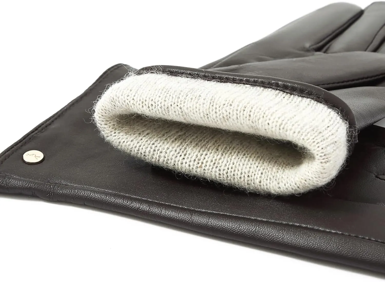YISEVEN Women's Winter Genuine Leather Gloves Touchscreen Three Points